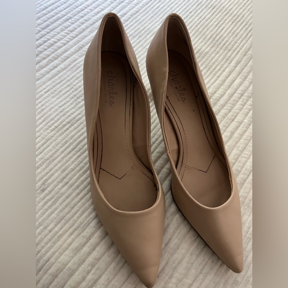 Charles David Nude Heels